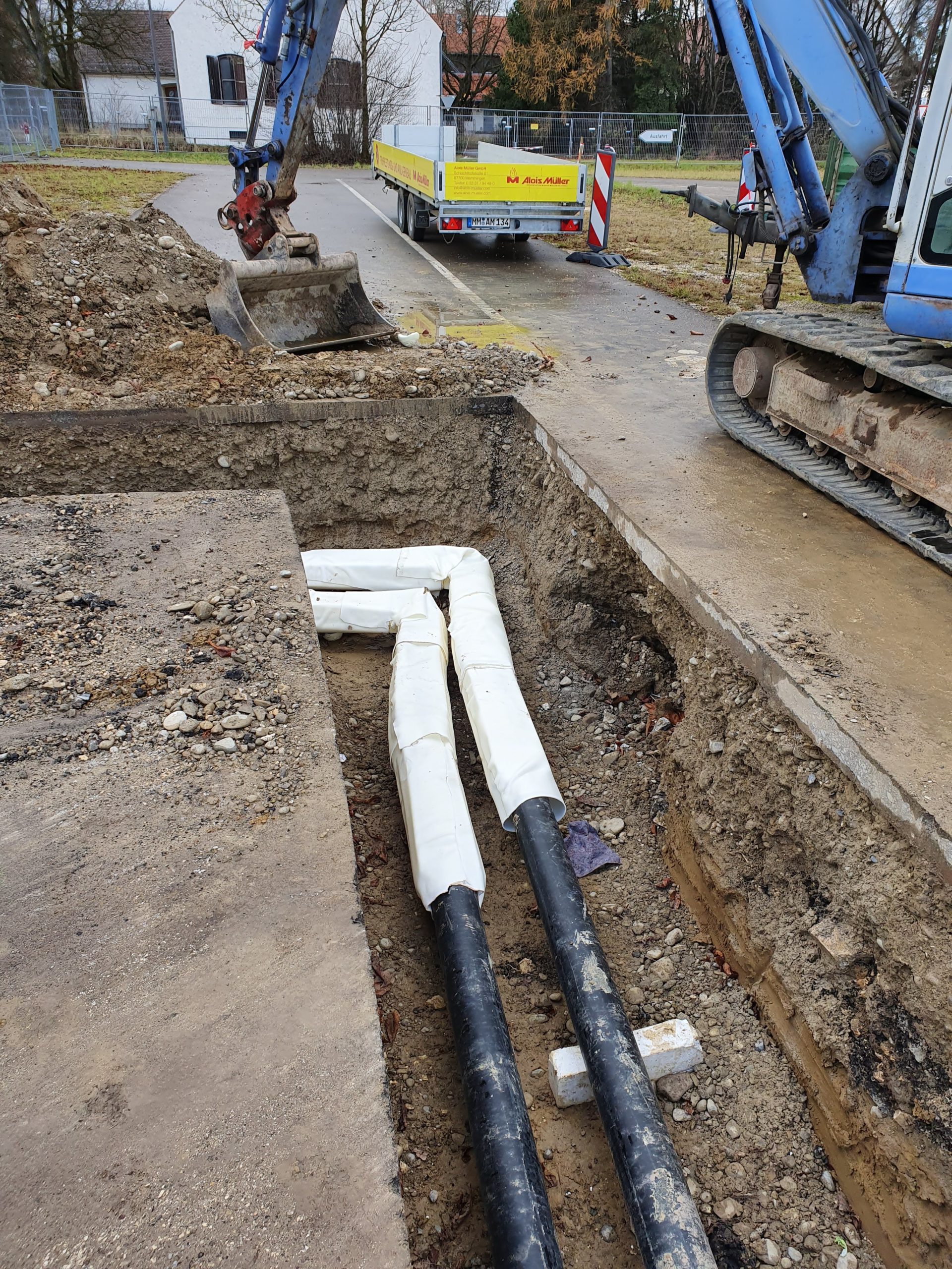 Fernwärmenetz Allgäu Airport