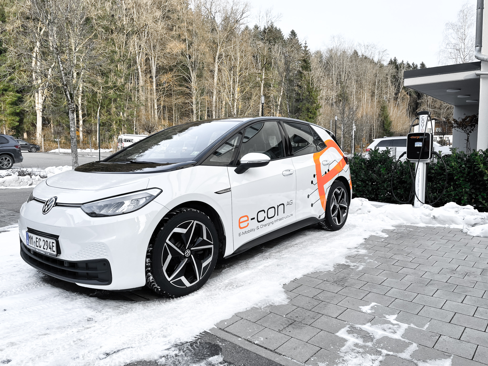 Ladestation für Elektrofahrzeuge am Best Western Plus Parkhotel Maximilian in Ottobeuren