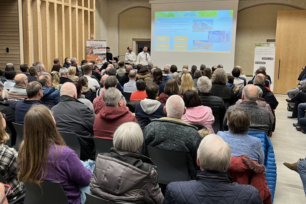 Bürgerinformationsveranstaltung Nahwärme Steinheim